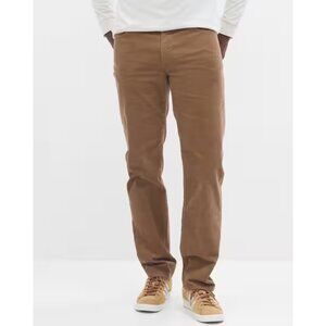 GAP Mens 38x32 Straight Fit Corduroy Brown Pant